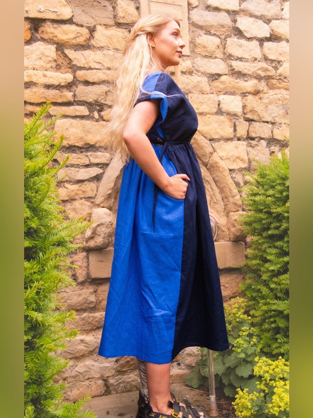 NWOT House of Flint | Loop Dress in Navy/Blue